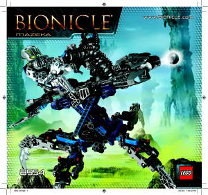 كتيب ليغو set 8954 Bionicle Mazeka