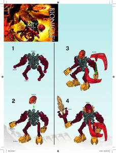 Bruksanvisning Lego set 8973 Bionicle Raanu