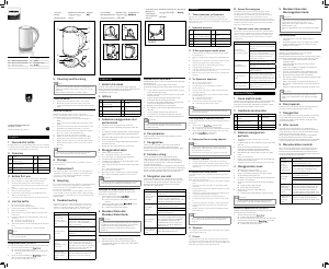 Manuale Philips HD9312 Bollitore