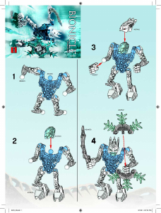Rokasgrāmata Lego set 8976 Bionicle Metus