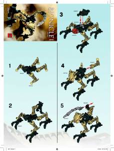 كتيب ليغو set 8977 Bionicle Zesk