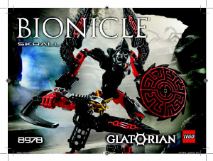 Brugsanvisning Lego set 8978 Bionicle Skrall