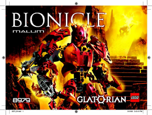 كتيب ليغو set 8979 Bionicle Malum