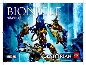 كتيب ليغو set 8981 Bionicle Tarix