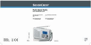 Käyttöohje SilverCrest IAN 69461 Radio