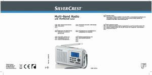 Manual SilverCrest IAN 69461 Radio