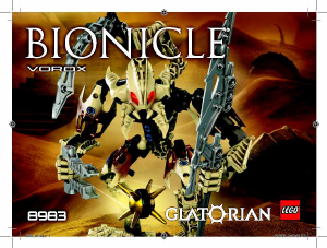 Bruksanvisning Lego set 8983 Bionicle Vorox