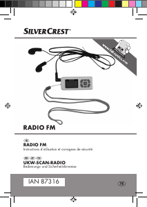 Mode d’emploi SilverCrest IAN 87316 Radio