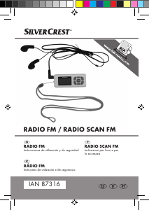Manual de uso SilverCrest IAN 87316 Radio