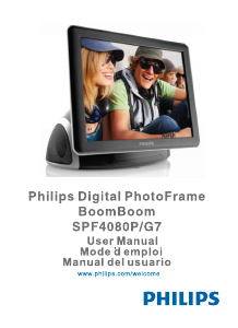 Manual de uso Philips SPF4080P Marco digital