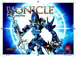 Εγχειρίδιο Lego set 8987 Bionicle Kiina