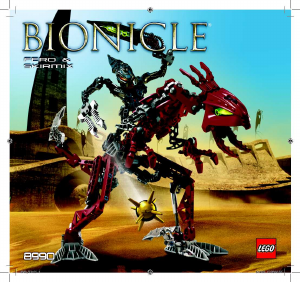 Handleiding Lego set 8990 Bionicle Fero & Skirmix