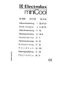 Käyttöohje Electrolux EA3120D Jääkaappi