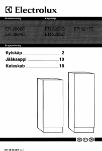 Käyttöohje Electrolux ER2802C Jääkaappi