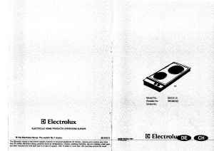 Bedienungsanleitung Electrolux EHI331X Kochfeld