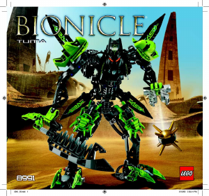 Bruksanvisning Lego set 8991 Bionicle Tuma