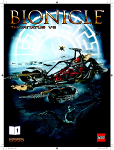 Instrukcja Lego set 8995 Bionicle Thornatus V9