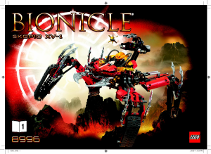 Handleiding Lego set 8996 Bionicle Skopio XV-1