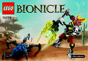 Brugsanvisning Lego set 70779 Bionicle Stenværgen