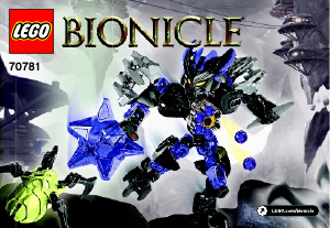 Brugsanvisning Lego set 70781 Bionicle Jordværgen