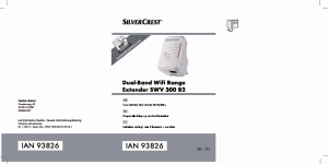 Instrukcja SilverCrest IAN 93826 Wzmacniacz WiFi