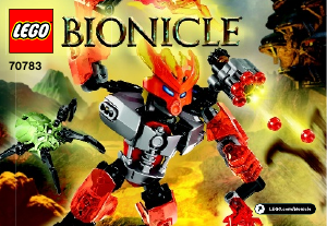 Bruksanvisning Lego set 70783 Bionicle Ildens beskytter