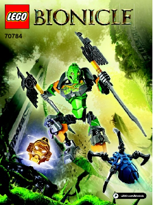 Bruksanvisning Lego set 70784 Bionicle Lewa - Jungelens mester