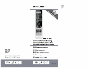 Manuál SilverCrest IAN 274301 Dálkový ovladač