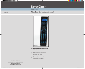 Manuale SilverCrest IAN 64327 Telecomando