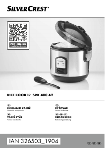 Priročnik SilverCrest IAN 326503 Kuhalnik riža