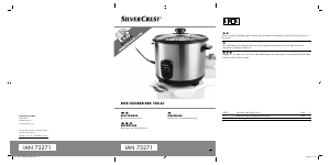 Bruksanvisning SilverCrest IAN 73271 Riskokare