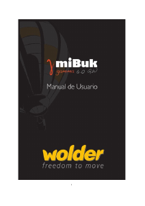 Manual de uso Wolder miBuk GAMMA 6.2 E-reader