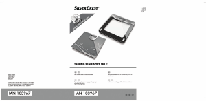 Manual SilverCrest IAN 103967 Cântar