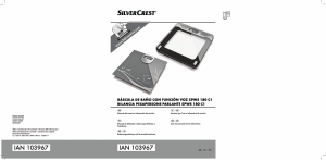 Manual SilverCrest IAN 103967 Balança