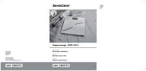 Manuale SilverCrest IAN 288393 Bilancia