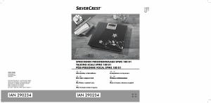 Manual SilverCrest IAN 290234 Balança