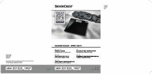 Brugsanvisning SilverCrest IAN 331325 Personvægt