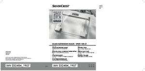Εγχειρίδιο SilverCrest IAN 332484 Ζυγαριά