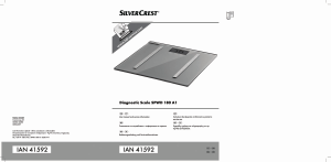 Manual SilverCrest IAN 41592 Cântar