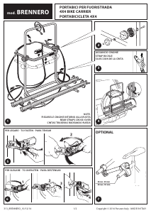 Manuale Peruzzo Brennero Portabiciclette