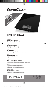 Manual SilverCrest IAN 91522 Scale