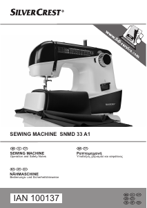 Manual SilverCrest IAN 100137 Sewing Machine
