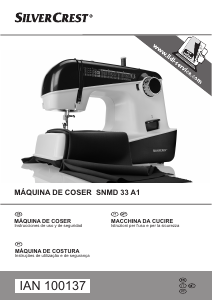 Manual SilverCrest IAN 100137 Máquina de costura