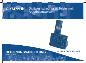 Bedienungsanleitung Olympia Cool Answer Schnurlose telefon