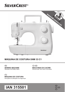 Manual de uso SilverCrest IAN 315501 Máquina de coser
