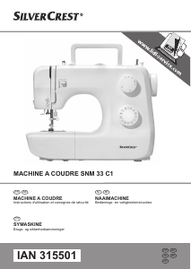 Mode d’emploi SilverCrest IAN 315501 Machine à coudre