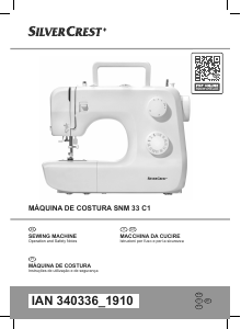 Manual SilverCrest IAN 340336 Máquina de costura