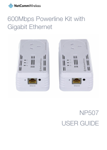 Handleiding NetComm NP507 Powerline adapter