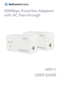 Handleiding NetComm NP511 Powerline adapter