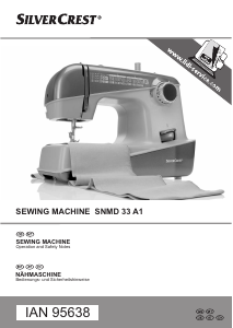 Manual SilverCrest IAN 95638 Sewing Machine
